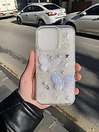 Kelebek charmlı kılıf